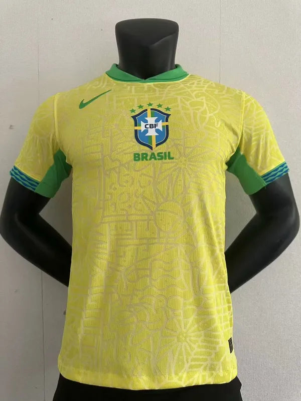 Brazil Jersey 2024 (Champions League Patch Not Available)