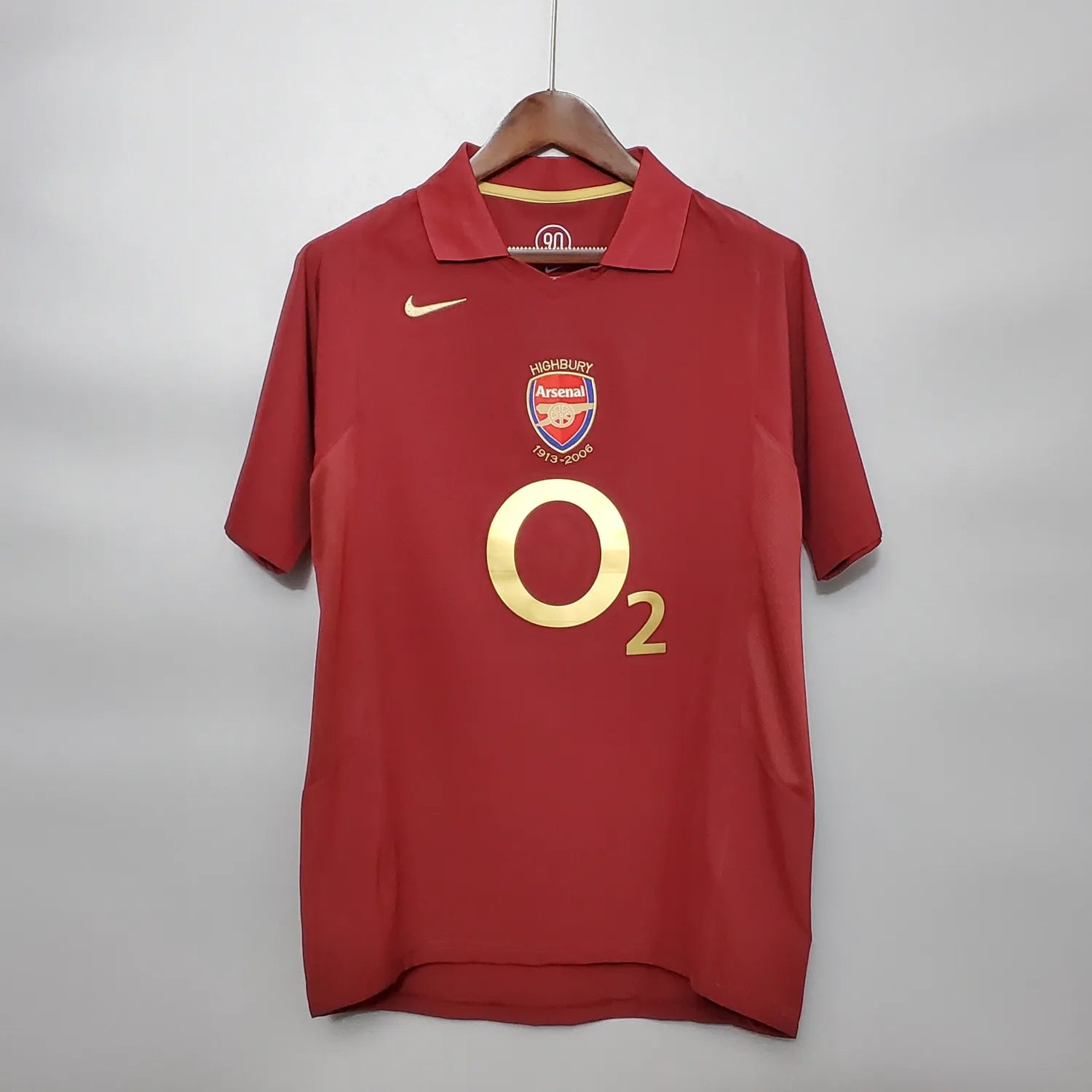 Arsenal Jersey 2002 (Champions League And League Patch Not Available)