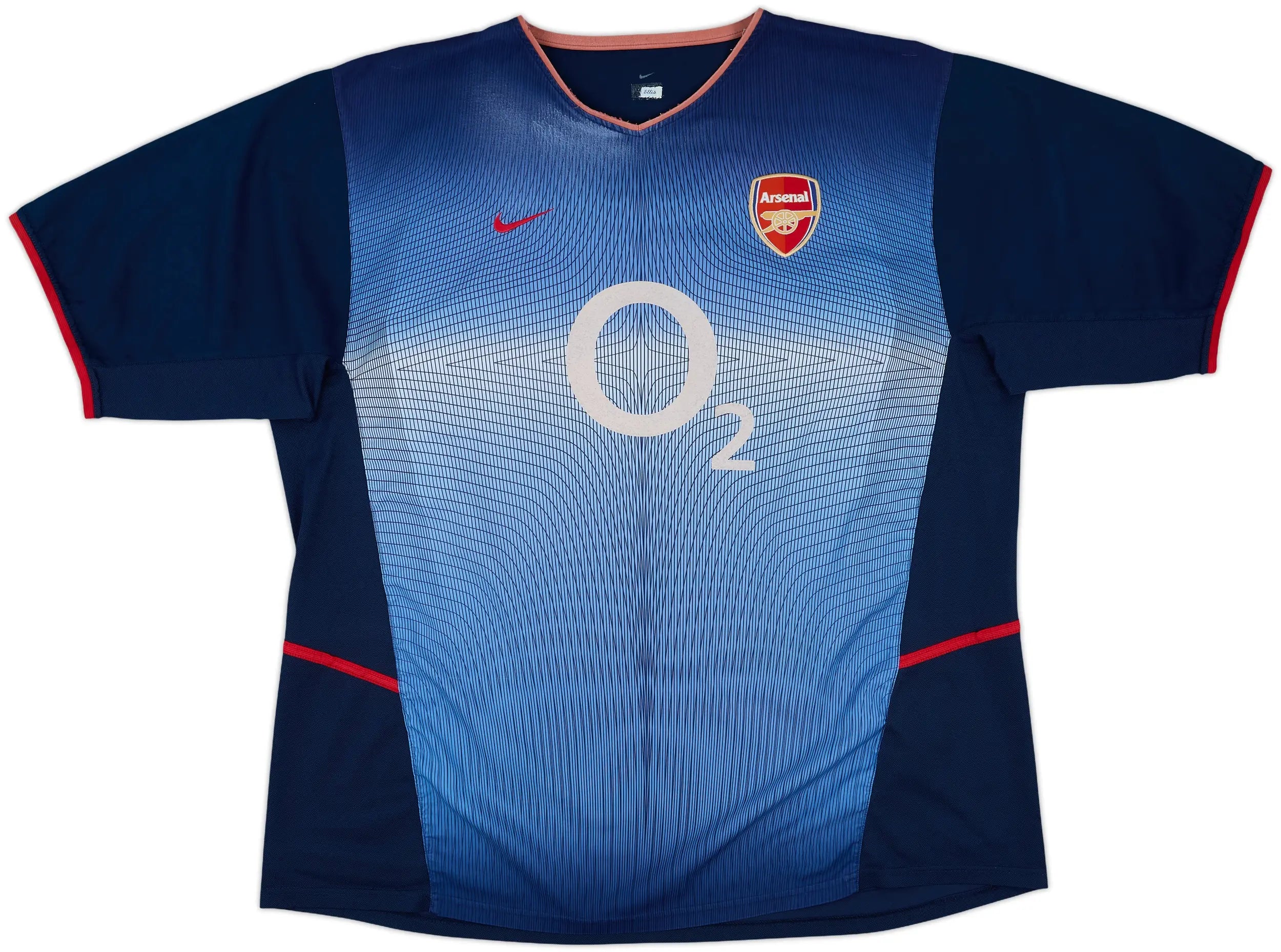 Arsenal Jersey 2002 (Champions League And League Patch Not Available)